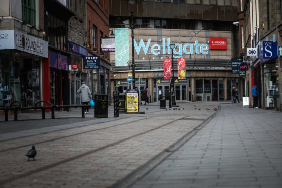 The attack took place in Dundee Wellgate centre