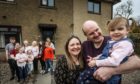 Dundee is ranked fifth best city in the UK for families. Pictured is Dundee and Scotland's biggest family. Emma and Roy Hann with the youngest of their 13 kids
