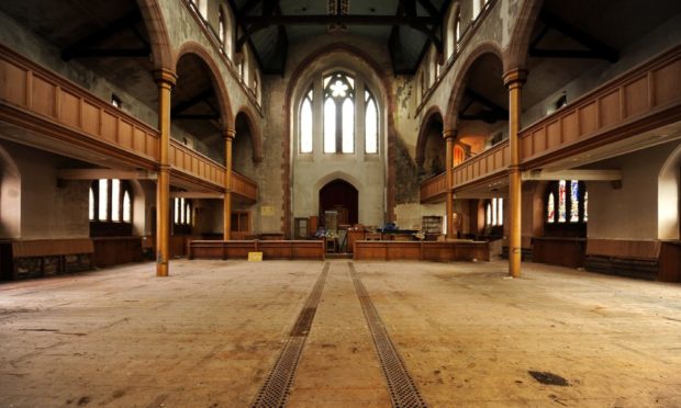 Inside the Old South Church, Crieff