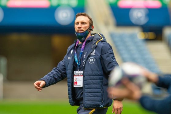 Scotland assistant coach Mike Blair.