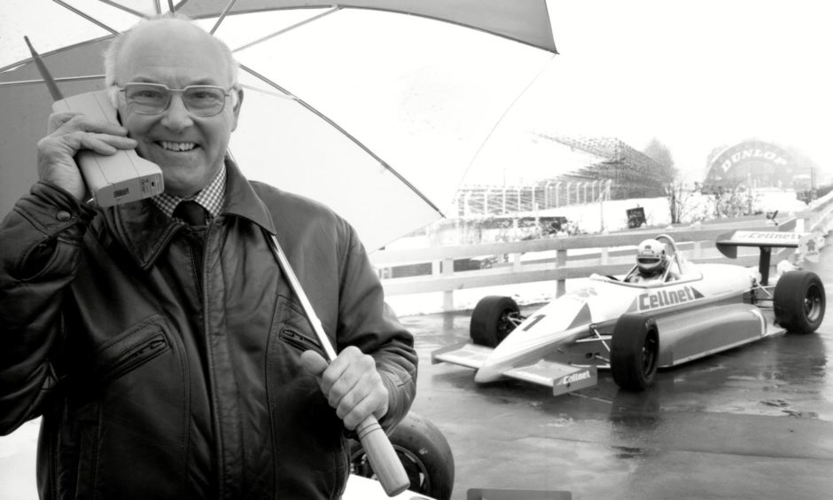 The legendary Murray Walker, who died at the age of 97, was a big fan of motor cycling in Fife.