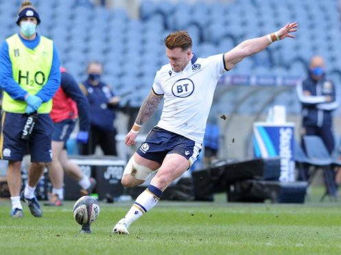 Stuart Hogg doesn't want to make a habit of playing 10.