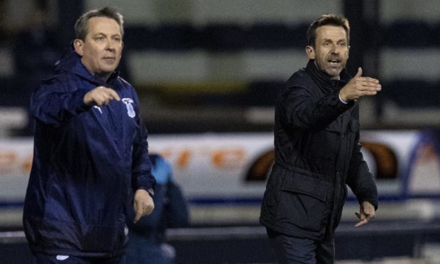 Inverness' interim management team - Billy Dodds and Neil McCann.