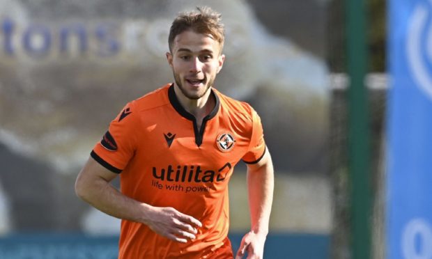 Dundee United midfielder Florent Hoti.