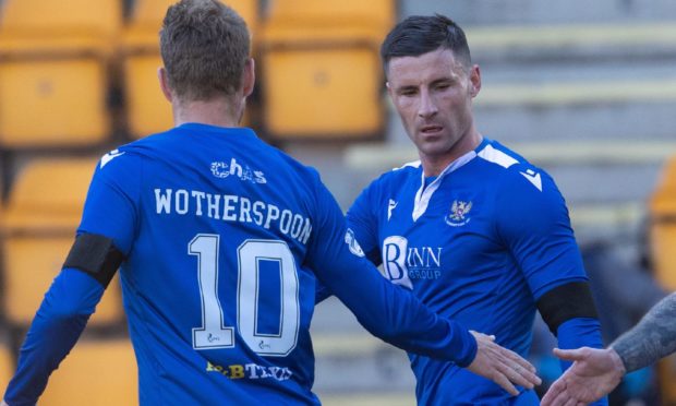 Michael O'Halloran celebrates his goal.