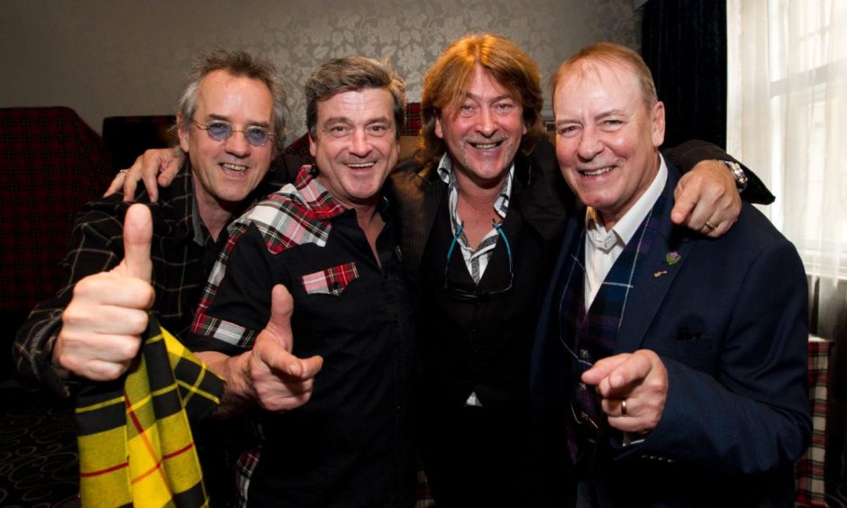 Stuart Wood, Les McKeown, Donald McLeod and Alan Longmuir.