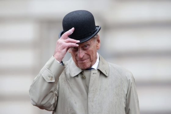 The Duke of Edinburgh attending the Captain General's Parade as his final individual public engagement, at Buckingham Palace in London.