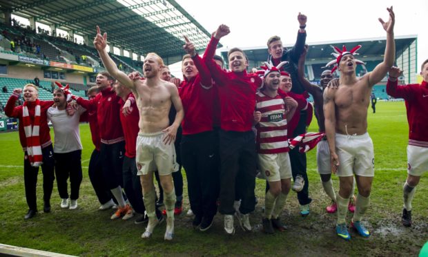 Hamilton won promotion in the inaugural SPFL Premiership playoffs