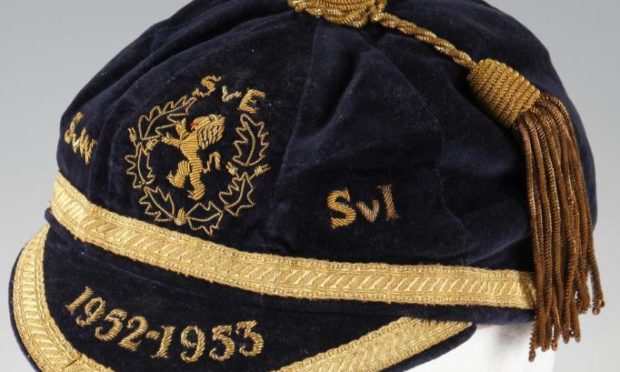Billy Steel's Scotland cap (Mullocks).