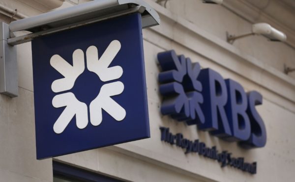 File photo dated 03/04/13 of an RBS sign. The bank has warned over a hit of up to £900 million for payment protection insurance after a last-minute surge in claims ahead of the August deadline. PRESS ASSOCIATION Photo. Issue date: Wednesday September 4, 2019. The part-nationalised bank said the number of claims last month was "significantly higher than expected", with a spike in the final days before the August 29 deadline. See PA story CITY RBS. Photo credit should read: Philip Toscano/PA Wire
