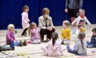 Nicola Sturgeon on the campaign trail in Insch.