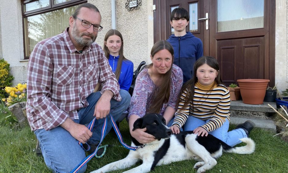 Martin and Victoria McLoughlin and children, Rowan, Connor and Josie are delighted to have Jude back home.