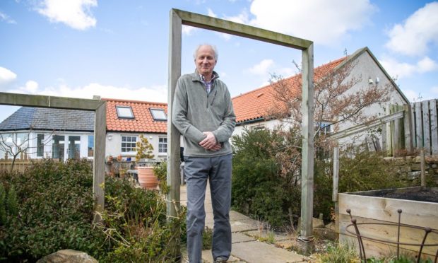 Pete Day at his Fife home.