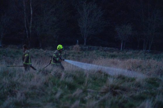 Lochore Meadows fires