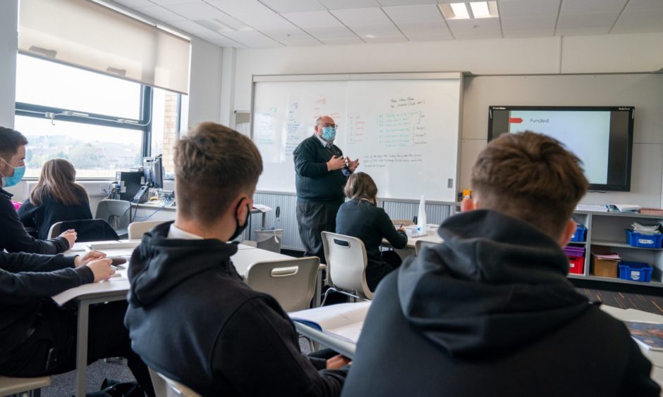 Back in the classroom at Baldragon Academy.