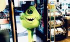 'Mike Wazowski' at The Co-op, Rannoch Road.