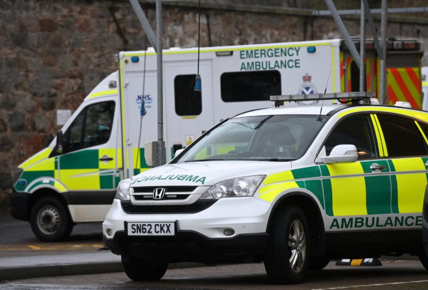 ambulance and ambulance service car.