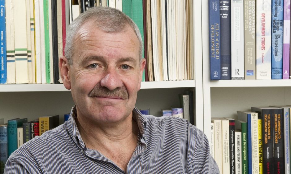 Professor John Briggs, chairman of the Perth-based Royal Scottish Geographical Society