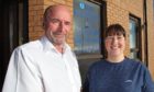 Dave Rankine and Vicki Low, the new owner of the clinic.