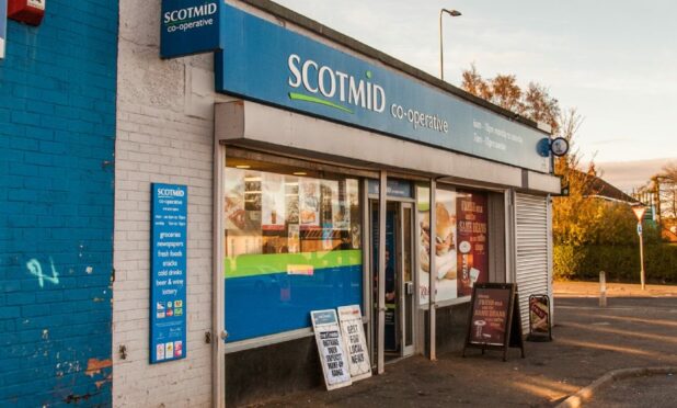 The Scotmid shop on Fintry Road, Dundee.