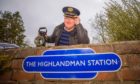 Dave Ferguson, chairman of the Trains Across Strathearn (TrAcS) charity memorial project Steve MacDougall / DCT Media