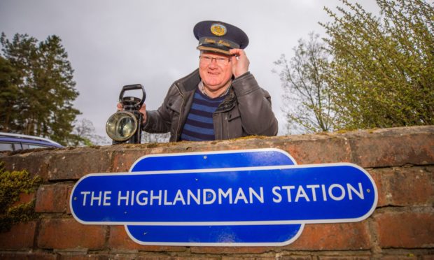 Dave Ferguson, chairman of the Trains Across Strathearn (TrAcS) charity memorial project Steve MacDougall / DCT Media