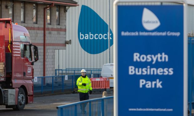 Babcock at Rosyth Business Park.
