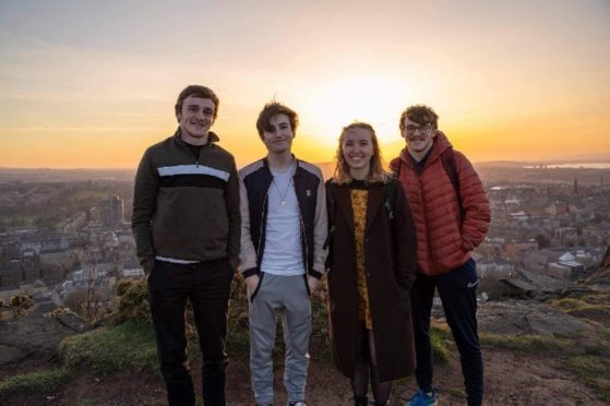 Owen Wilson, Brodie Lawrence, Alexandra McCombie and Robin Wilson.