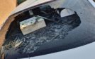 Vandalised car in Tayport