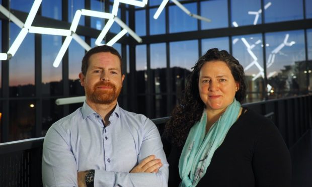 Ten Bio founders Dr Michael Conneely and Dr Robyn Hickerson.