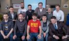 The cast of the Terrace Scottish Football podcast