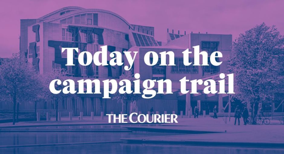 To go with story by Adele Merson. Today on the Campaign Trail (Courier amended version) Picture shows; Today on the Campaign Trail (Courier amended version). N/A. Supplied by DCT Media. Date; Unknown