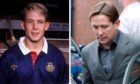 Billy Dodds as a Dundee youngster in 1989 and after being made redundant as assistant manager in 2010.
