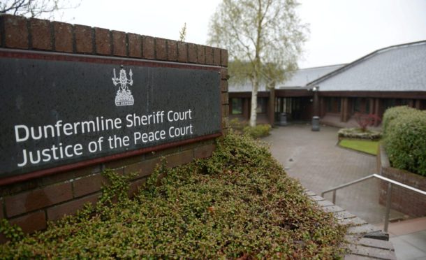 The trial is ongoing at Dunfermline Sheriff Court.