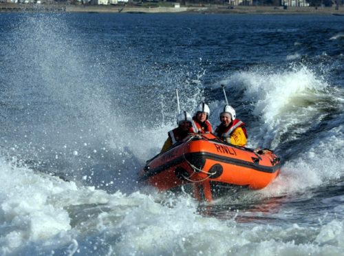 Broughty Ferry lifeboats.