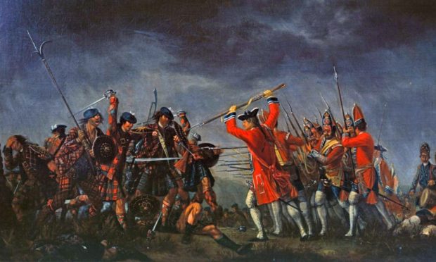 The Battle of Culloden (1746) by David Morier