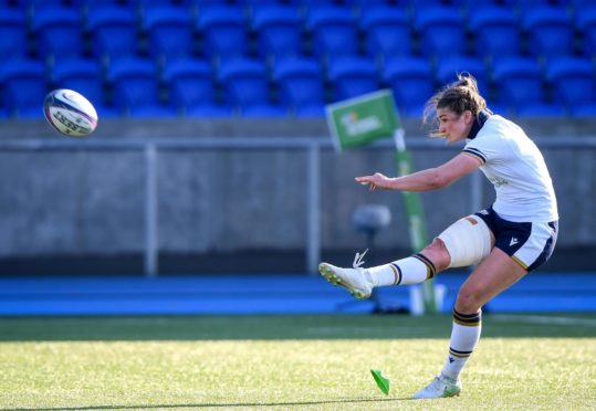 Captain Helen Nelson has been the best placekicker in the Women's Six Nations.