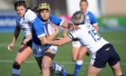 Player of the match Beatrice Rigoni bursts through again for Italy against Scotland.