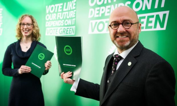 Scottish Greens co-leaders Lorna Slater and Patrick Harvie