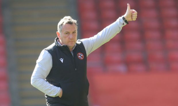 Dundee United boss Micky Mellon.