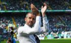 Happier times: Crawford's Pars took Celtic to extra-time