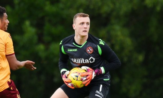 Dundee United goalkeeper Jack Newman. Image: SNS