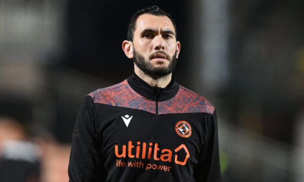 Dundee United goalkeeper Deniz Mehmet.