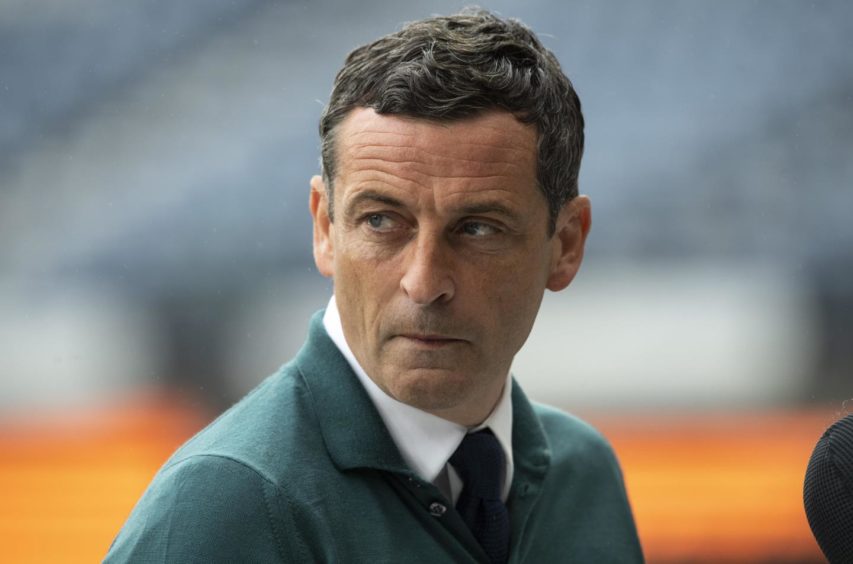 Former Hibs boss Jack Ross.