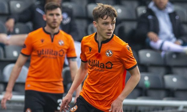 Young Dundee United midfielder Archie Meekison.