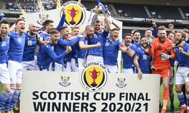 St Johnstone clinched the double with a Scottish Cup Final win over Hibernian.