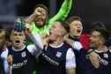 Dundee clinched promotion to the Scottish Premiership after kicking off their pre-season at Montrose