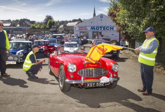 Forfar Rotary Club has scheduled the 2022 Strathmore Classic Car Tour for June. Pic: Paul Reid.