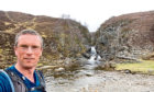 Pete Grewar is training for a 105 mile walk across Scotland to raise money for Cancer Research UK.