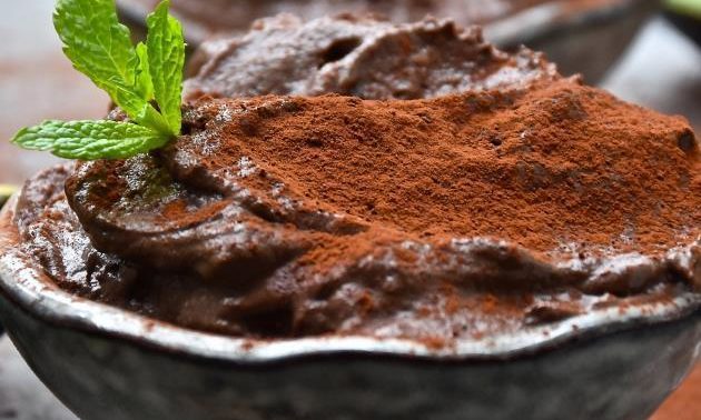 Avocado chocolate mousse